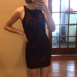 Forever 21 tight dress with lace! Size S!